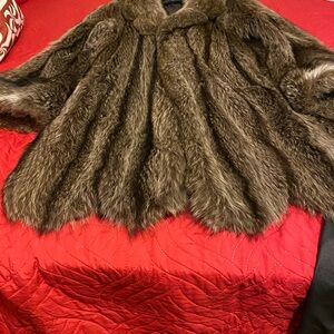 Beautiful Racoon Fur coat